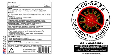 64oz. Bottle (Acu Safe Label 64oz)